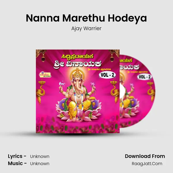 Nanna Marethu Hodeya MP3 Song by Ajay Warrier Cover