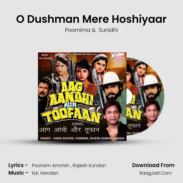 O Dushman Mere Hoshiyaar MP3 Song by Poornima Cover