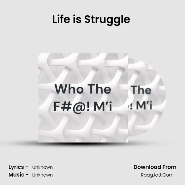 Life is Struggle (joker face) Cover