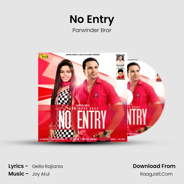 No Entry MP3 Song by Parwinder Brar Cover