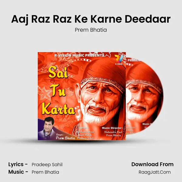 Aaj Raz Raz Ke Karne Deedaar MP3 Song by Prem Bhatia Cover