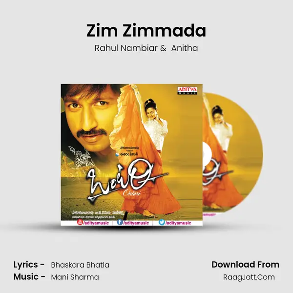 Zim Zimmada MP3 Song by Rahul Nambiar Cover