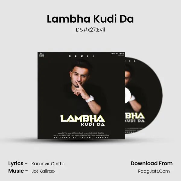 Lambha Kudi Da MP3 Song by D'Evil Cover