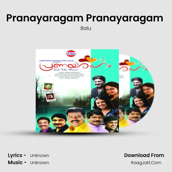 Pranayaragam Pranayaragam (M) MP3 Song by Balu Cover