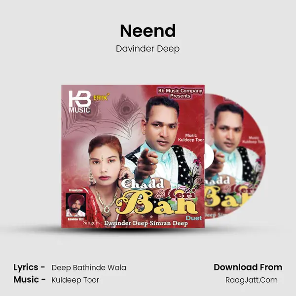 Neend MP3 Song by Davinder Deep Cover