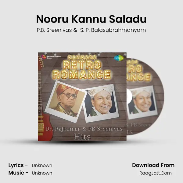Nooru Kannu Saladu Cover