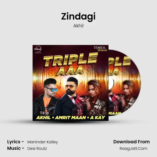 Zindagi MP3 Song by Akhil Cover
