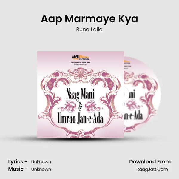 Aap Marmaye Kya MP3 Song by Runa Laila Cover