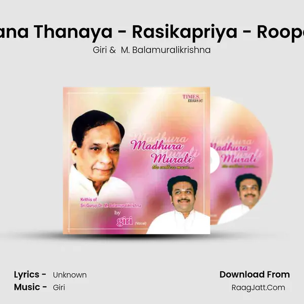 Paavana Thanaya - Rasikapriya - Roopakam MP3 Song by Giri Cover