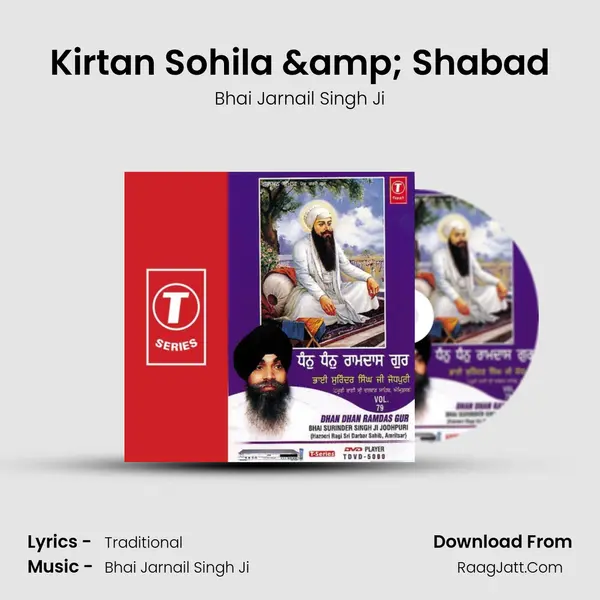Kirtan Sohila & Shabad MP3 Song by Bhai Jarnail Singh Ji Cover