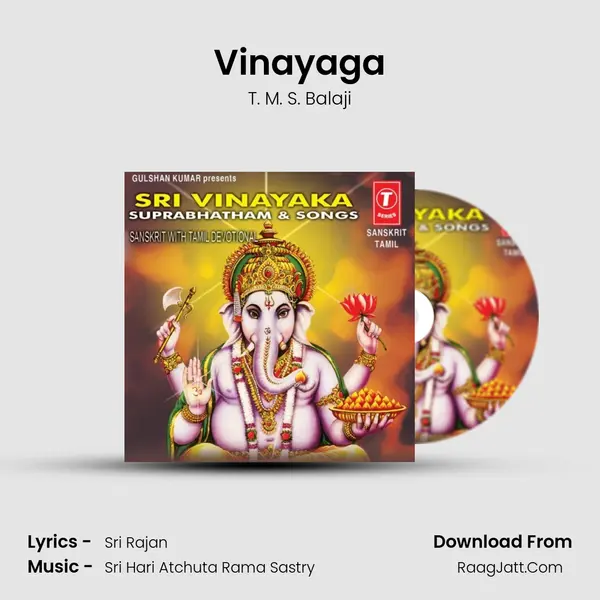 Vinayaga MP3 Song by T. M. S. Balaji Cover