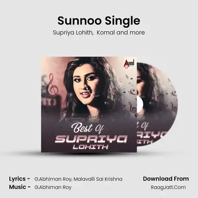 Sunnoo Single MP3 Song by Supriya Lohith Cover