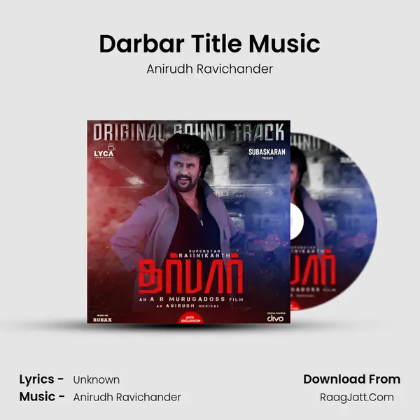 Darbar Title Music MP3 Song by Anirudh Ravichander Cover