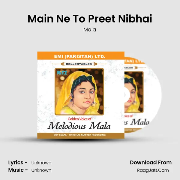 Main Ne To Preet Nibhai MP3 Song by Mala Cover