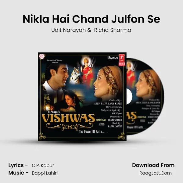 Nikla Hai Chand Julfon Se MP3 Song by Udit Narayan Cover