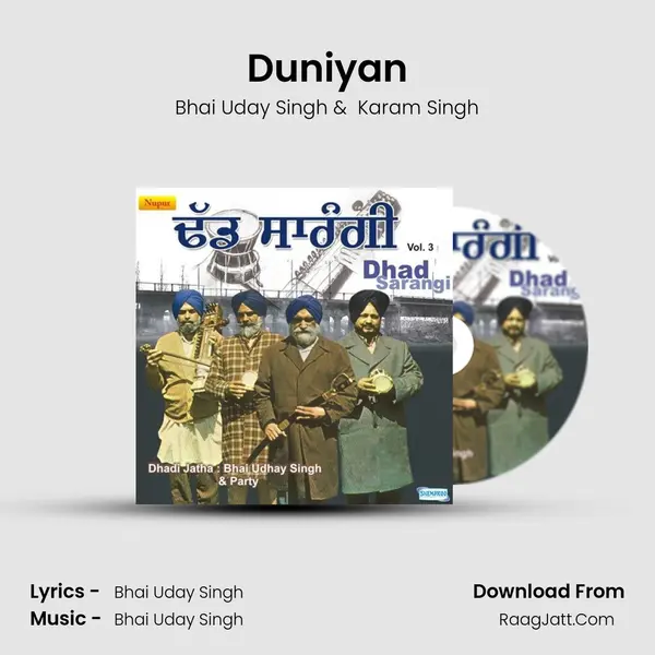 Duniyan MP3 Song by Bhai Uday Singh Cover