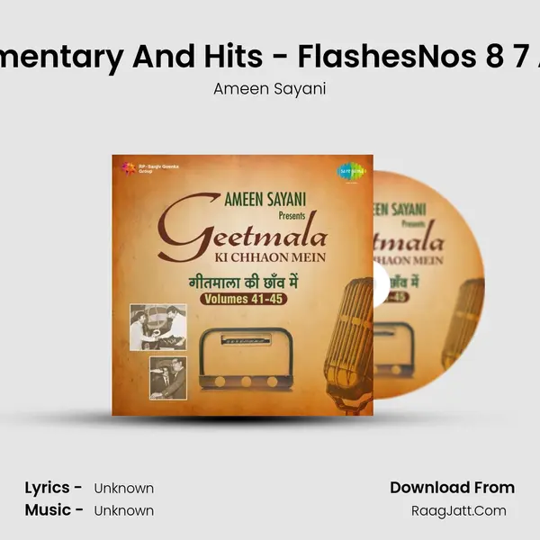 Commentary And Hits - FlashesNos 8 7 And 6 MP3 Song by Ameen Sayani Cover