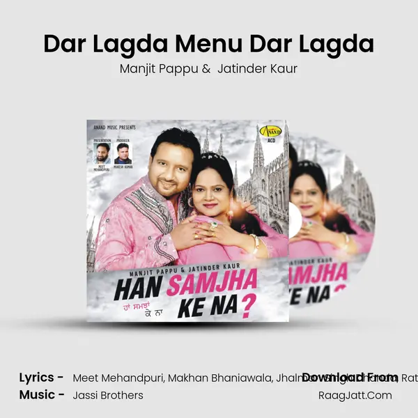 Dar Lagda Menu Dar Lagda MP3 Song by Manjit Pappu Cover