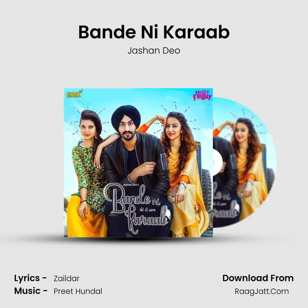 Bande Ni Karaab MP3 Song by Jashan Deo Cover