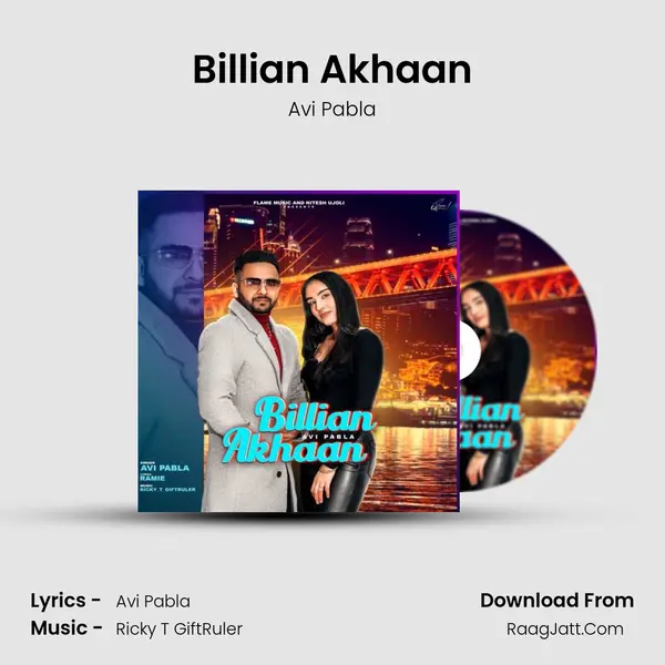 Billian Akhaan MP3 Song by Avi Pabla Cover