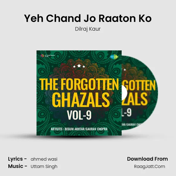 Yeh Chand Jo Raaton Ko MP3 Song by Dilraj Kaur Cover