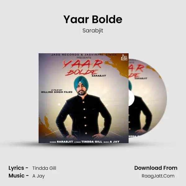 Yaar Bolde MP3 Song by Sarabjit Cover