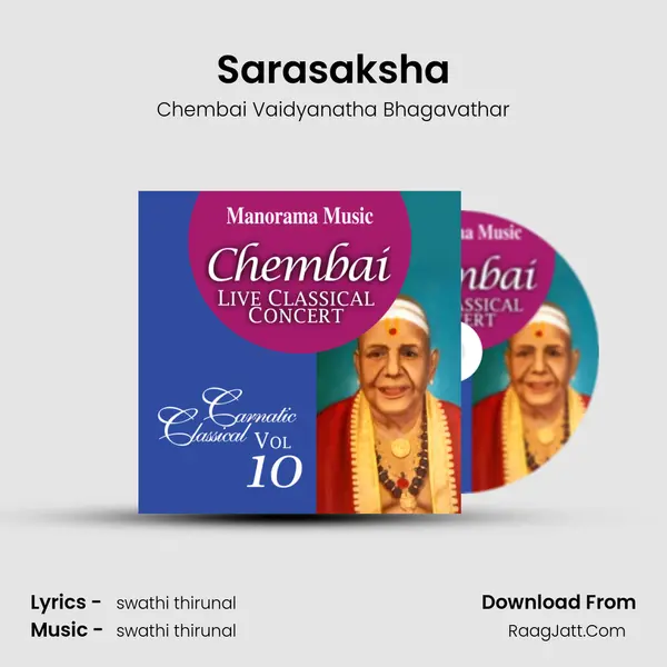 Sarasaksha MP3 Song by Chembai Vaidyanatha Bhagavathar Cover