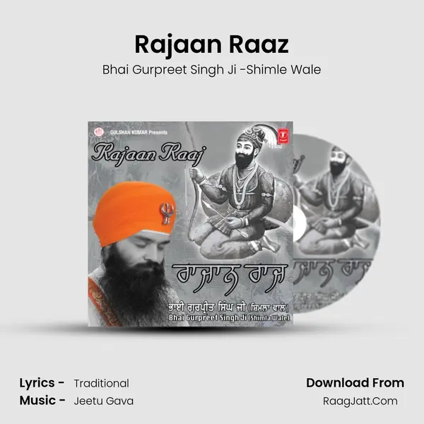 Rajaan Raaz MP3 Song by Bhai Gurpreet Singh Ji -Shimle Wale Cover