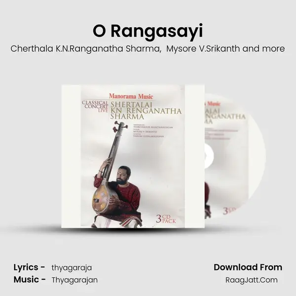 O Rangasayi MP3 Song by Cherthala K.N.Ranganatha Sharma Cover