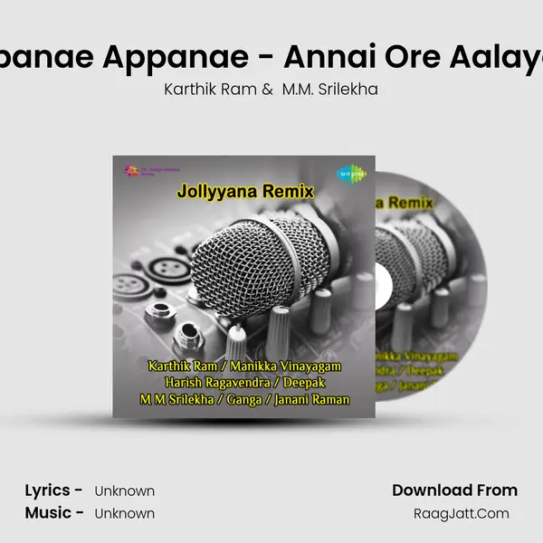 Appanae Appanae - Annai Ore Aalayam MP3 Song by Karthik Ram Cover