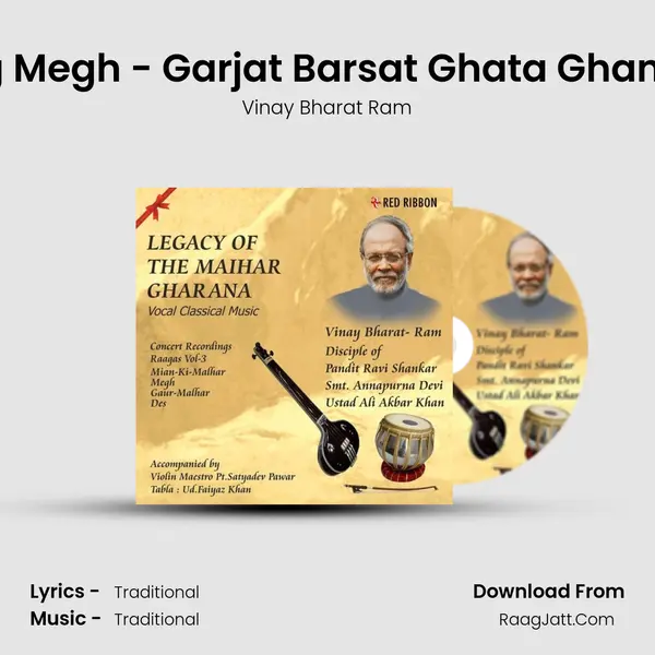 Raag Megh - Garjat Barsat Ghata Ghanghor MP3 Song by Vinay Bharat Ram Cover