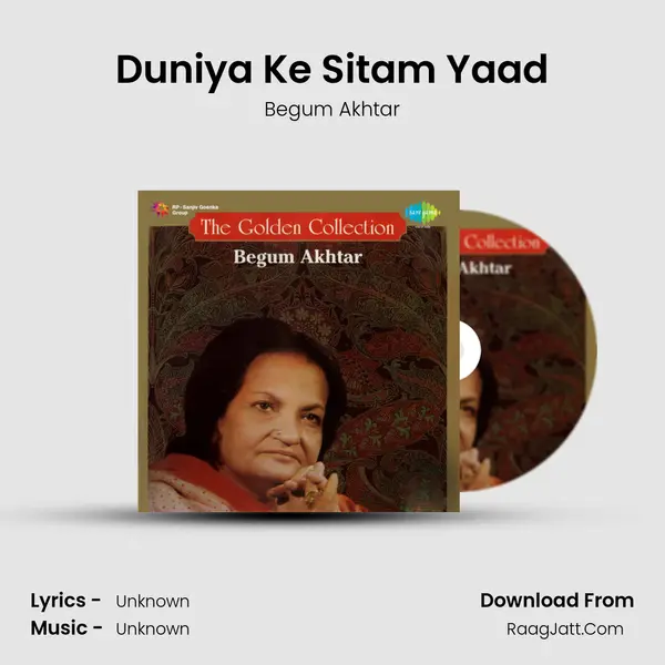 Duniya Ke Sitam Yaad MP3 Song by Begum Akhtar Cover