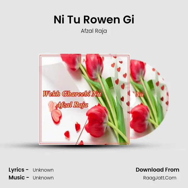 Ni Tu Rowen Gi MP3 Song by Afzal Raja Cover