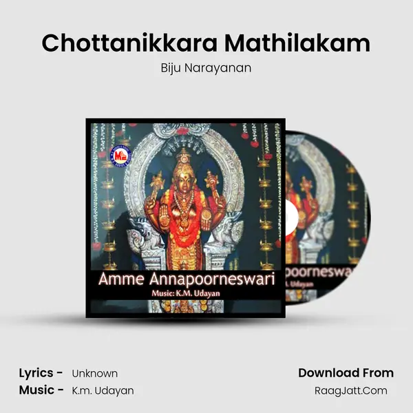 Chottanikkara Mathilakam MP3 Song by Biju Narayanan Cover