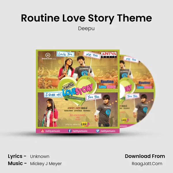 Routine Love Story Theme MP3 Song by Deepu Cover