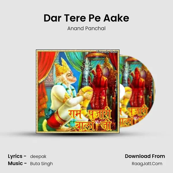 Dar Tere Pe Aake MP3 Song by Anand Panchal Cover