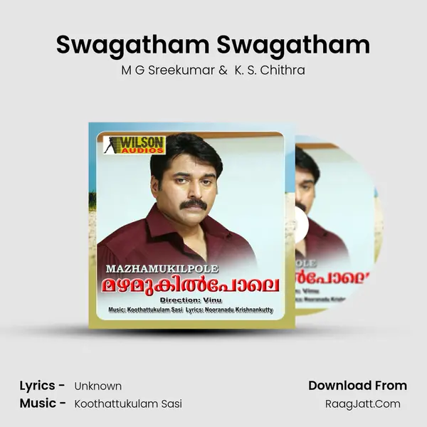 Swagatham Swagatham MP3 Song by M G Sreekumar Cover