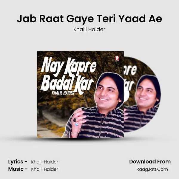 Jab Raat Gaye Teri Yaad Ae MP3 Song by Khalil Haider Cover