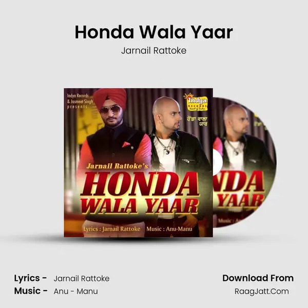 Honda Wala Yaar MP3 Song by Jarnail Rattoke Cover