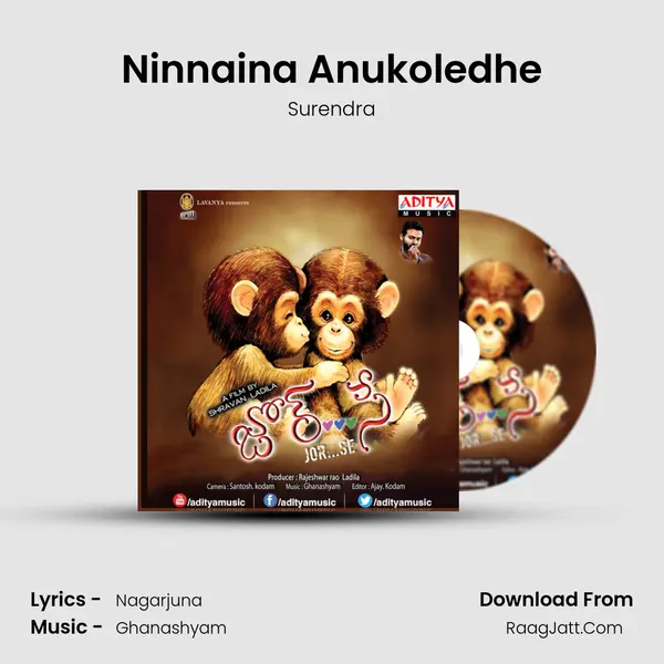 Ninnaina Anukoledhe MP3 Song by Surendra Cover