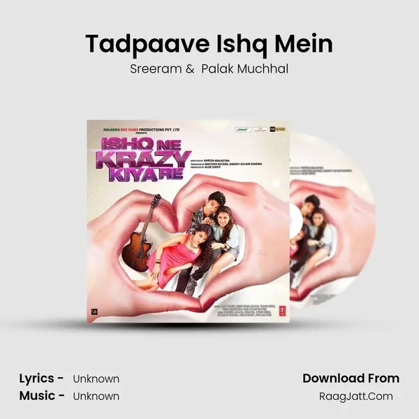 Tadpaave Ishq Mein MP3 Song by Sreeram Cover
