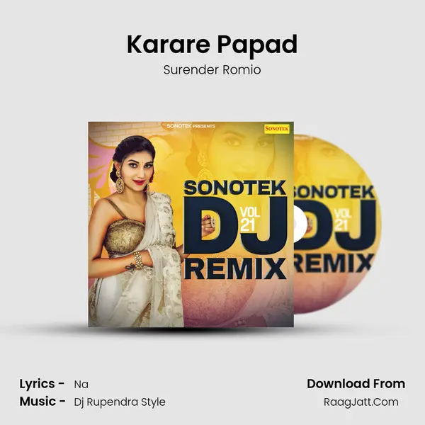 Karare Papad MP3 Song by Surender Romio Cover