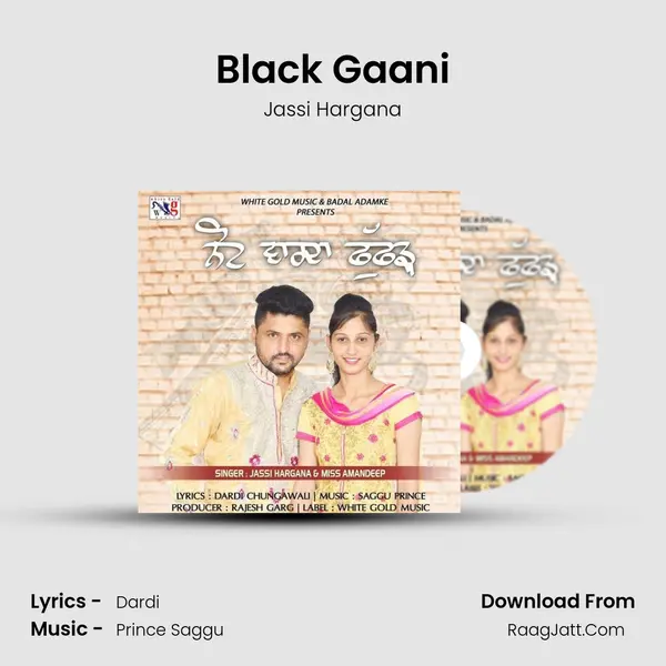 Black Gaani MP3 Song by Jassi Hargana Cover