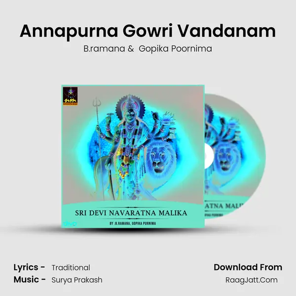 Annapurna Gowri Vandanam MP3 Song by B.ramana Cover