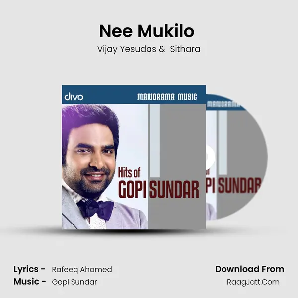Nee Mukilo (From - Uyare) MP3 Song by Vijay Yesudas Cover