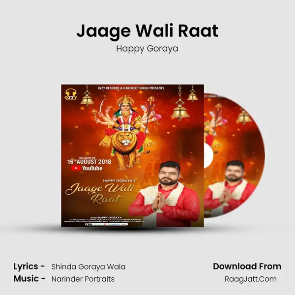 Jaage Wali Raat MP3 Song by Happy Goraya Cover