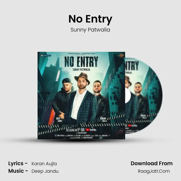 No Entry MP3 Song by Sunny Patwalia Cover