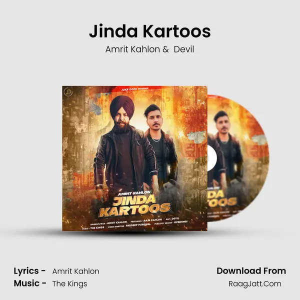 Jinda Kartoos MP3 Song by Amrit Kahlon Cover