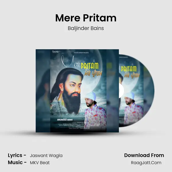 Mere Pritam MP3 Song by Baljinder Bains Cover