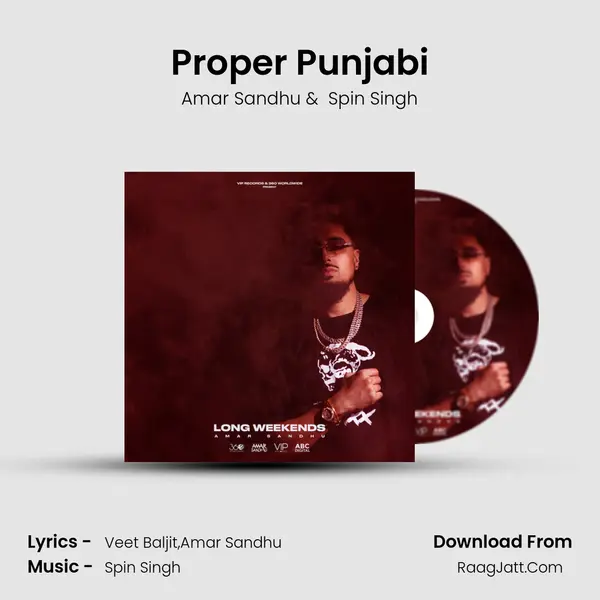 Proper Punjabi MP3 Song by Amar Sandhu Cover